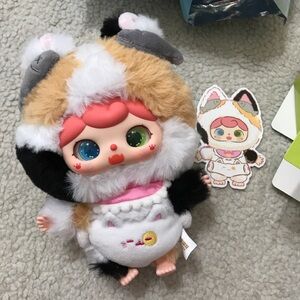 Crie Baby Animal Kindergarten Plush Pendant Blind Box Toy - Baby Kitty